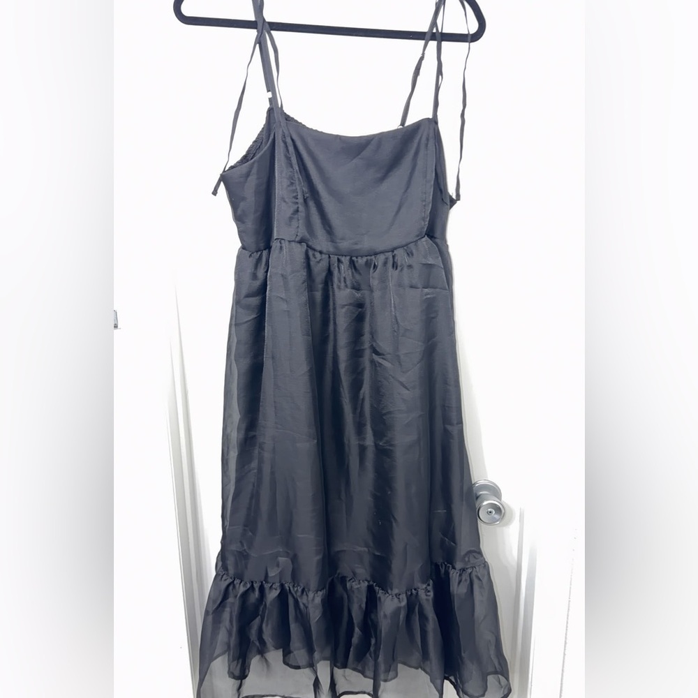 Wild Fable Black Midi Dress